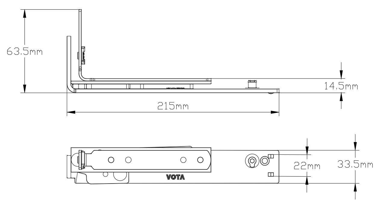 【沃特牌】VT-330A承重型可調(diào)尼阻窗撐