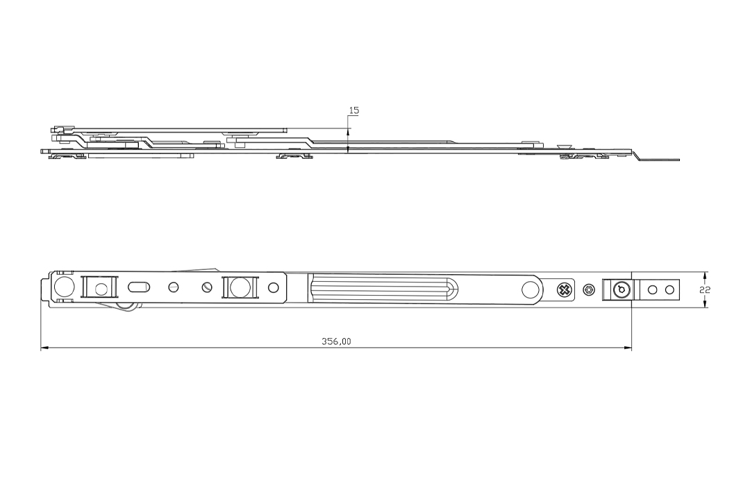 【沃特牌】VT-339B-13.5承重型可調(diào)窗撐